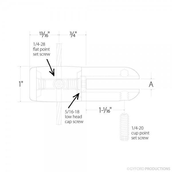 Gyford EZ Wire Single Panel Grippers for 1/8" Wire