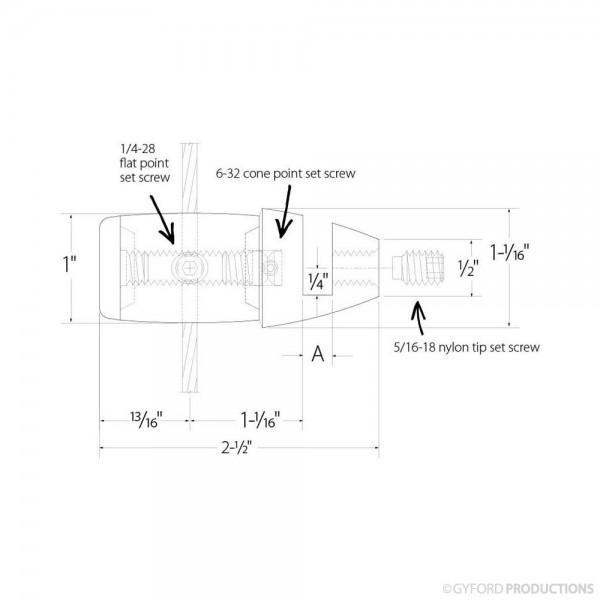 Gyford EZ Wire Saddle Grippers for 1/8" Wire