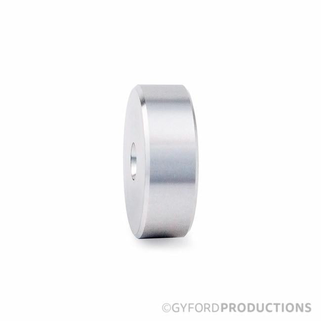 1 1/2" Diameter, 1/2" Tall Gyford Aluminum Spacer