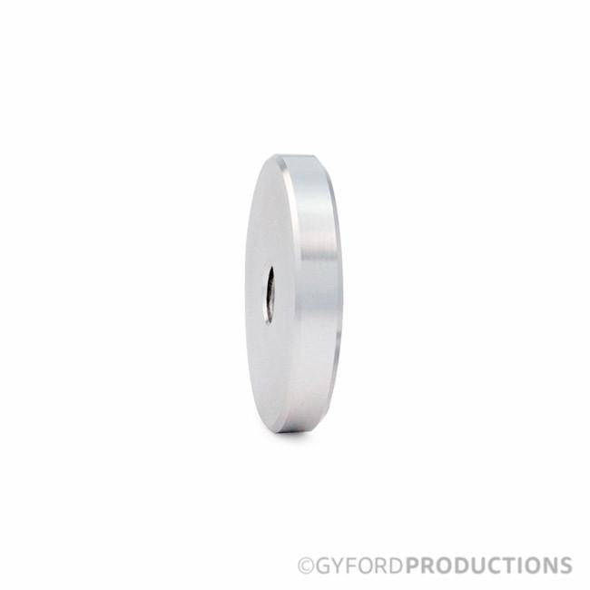 1 1/2" Diameter, 1/4" Tall Gyford Aluminum Spacer