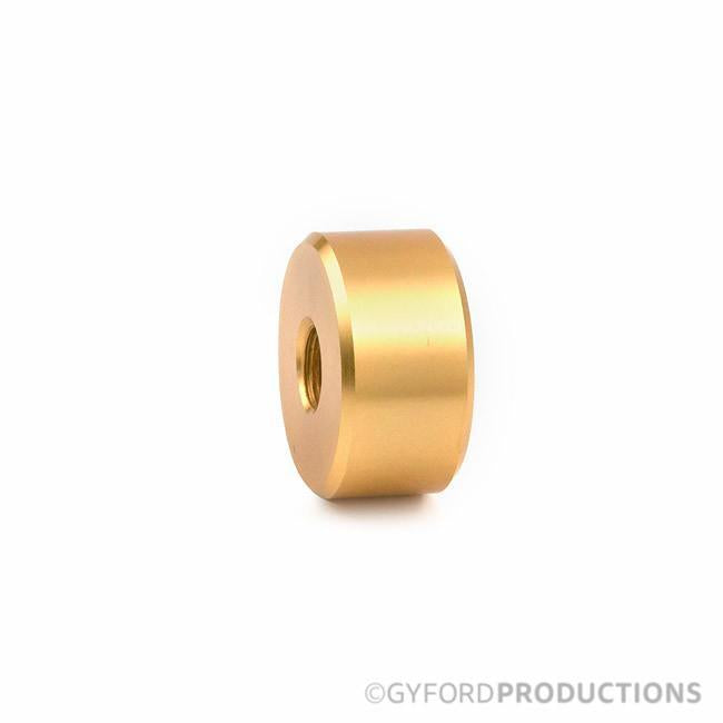 1" Diameter, 1/2" Tall, Aluminum Gyford Barrel