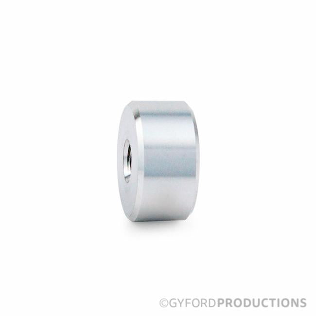 1" Diameter, 1/2" Tall, Aluminum Gyford Barrel