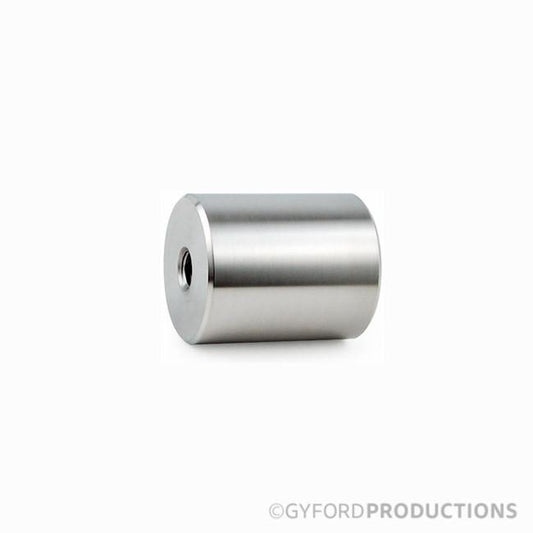 1 1/4" Diameter, 1 1/2" Tall Gyford Stainless Steel Barrel
