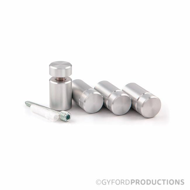3/4" Diameter, 1" Tall Complete Aluminum Gyford Standoff Kit