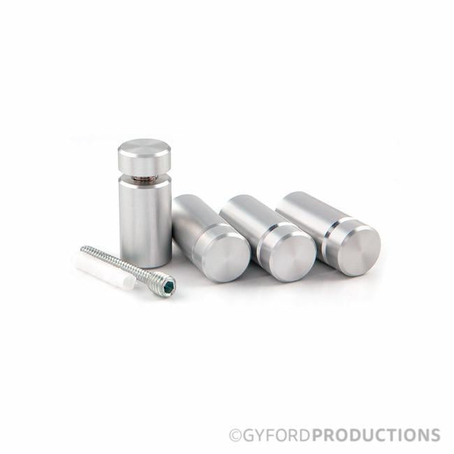 3/4" Diameter, 1 1/4" Tall Complete Aluminum Gyford Standoff Kit