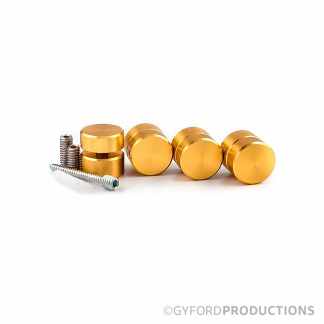 1" Diameter, 1/2" Tall Complete Aluminum Gyford Standoff Kit