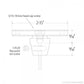 Gyford EZ Wire 1/8" Wire Ceiling Mount with Base Plate EZ-A27