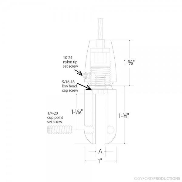 Gyford EZ 1/8" Wire Heavy Vertical Panel Gripper