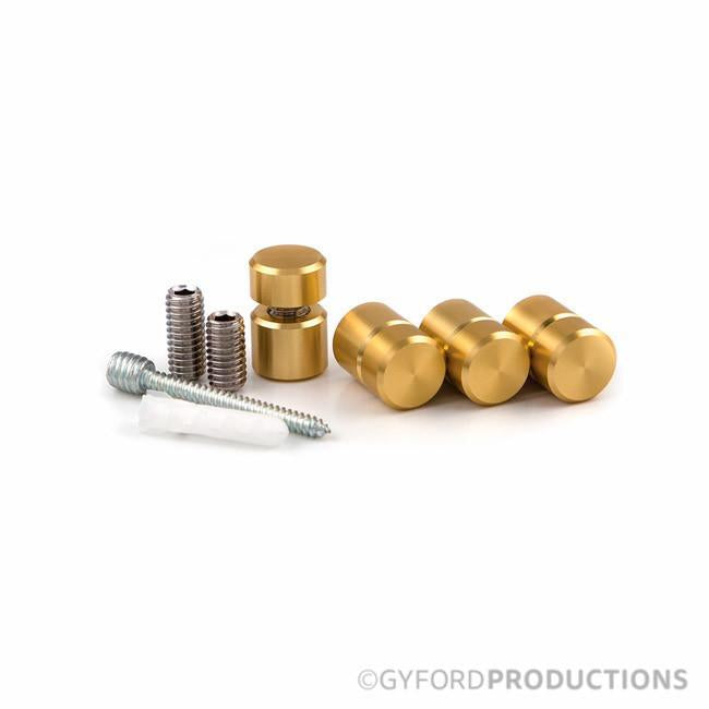 5/8" Diameter, 1/2" Tall Aluminum Gyford Standoff Kits