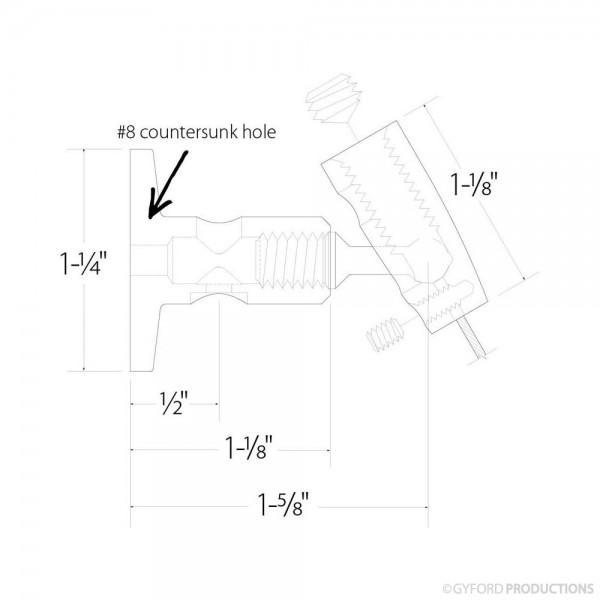 Gyford WL Wire Angled Mount for Wall Installations - WL-A42