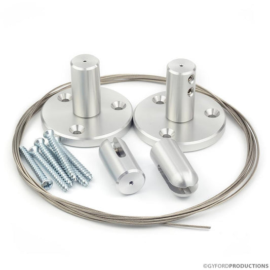 3/64" Complete Gyford Wire Kit for Solid Ceiling Installations